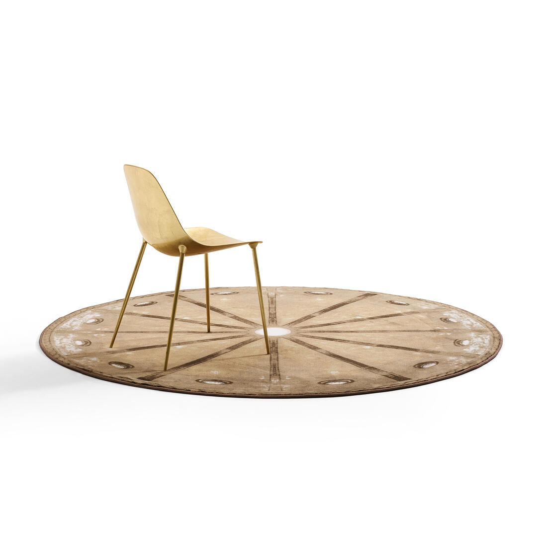 Dywan okrągły OLD SACRISTY DOME brązowy