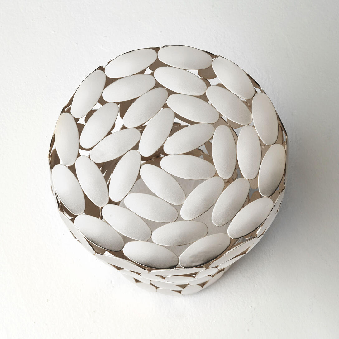 Beistelltisch FOLIAE silber