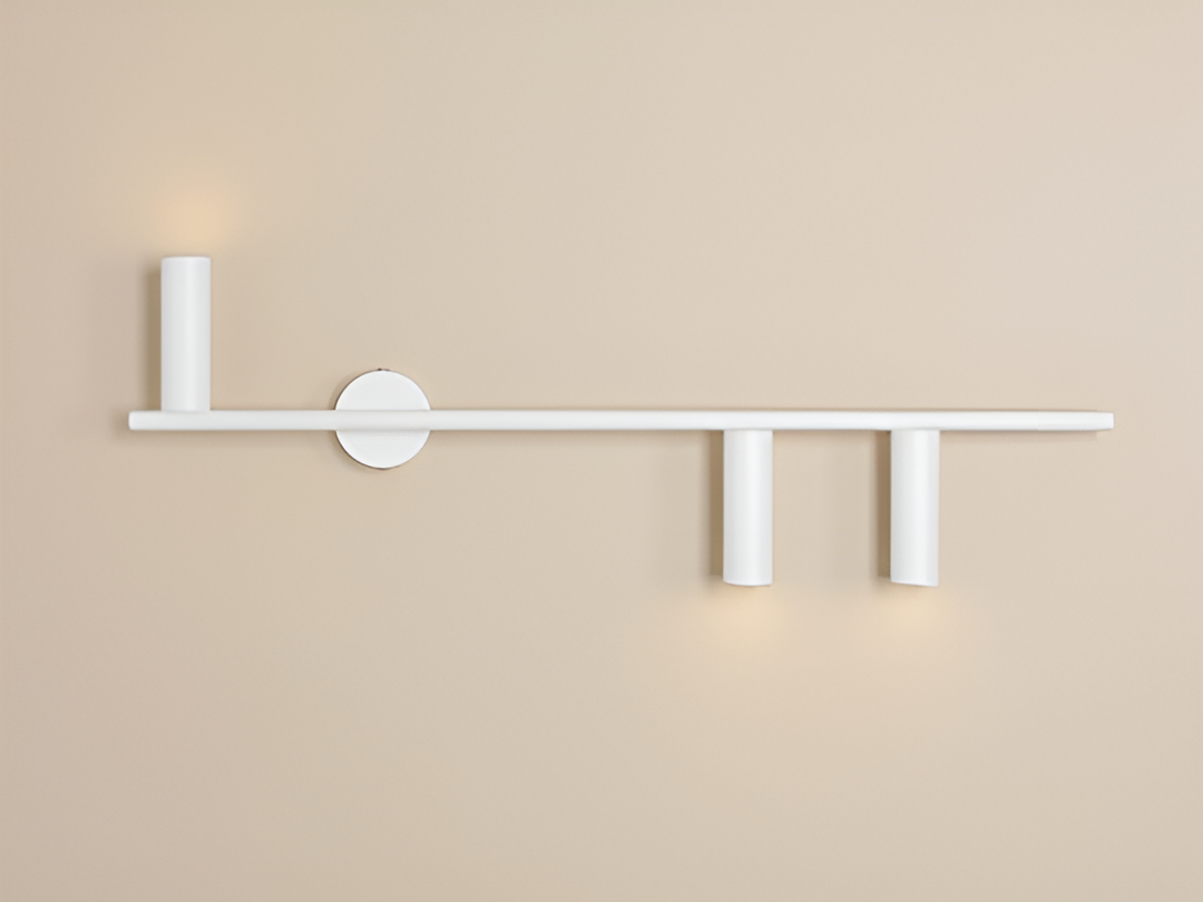 Right -sided wall lamp Trevo Trio White