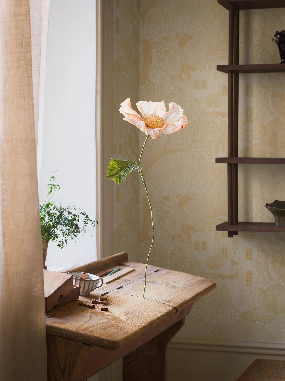 Children's wallpaper with a fairy tale theme KINGDOM OF THE WILLOW yellow