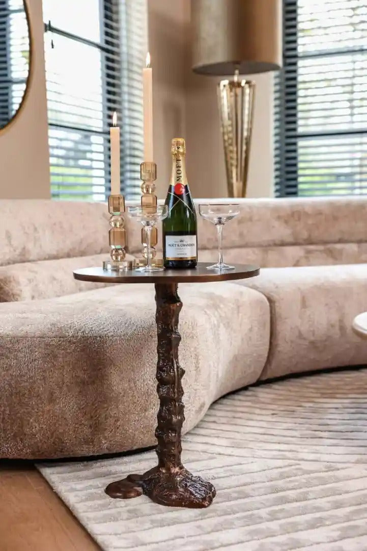 MISTY Brown Side Table