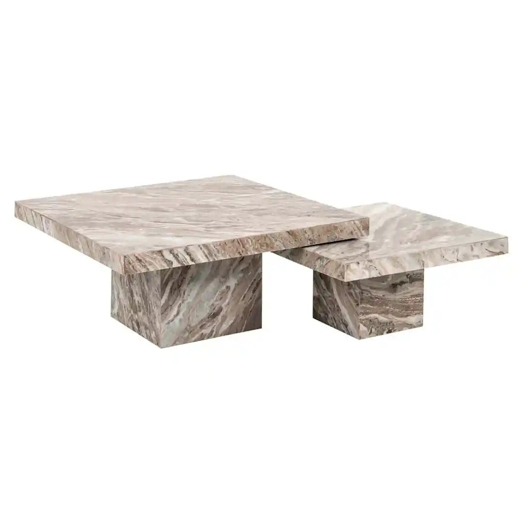 Beistelltisch-Set RASHFORD beige