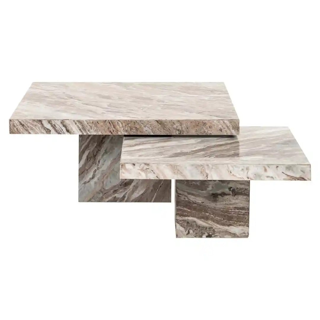 Beistelltisch-Set RASHFORD beige