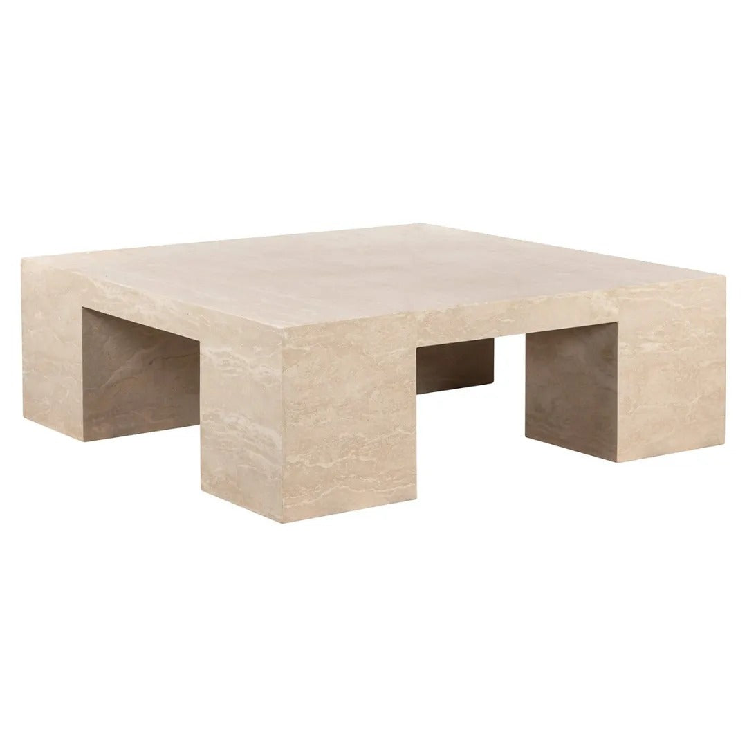 BILTMORE beige travertin salontafel