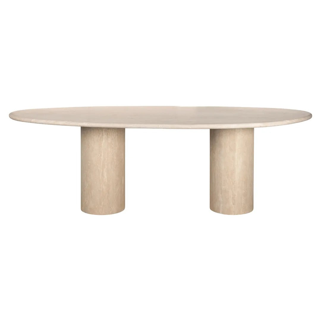 RENAISSANCE Beige Travertine Table