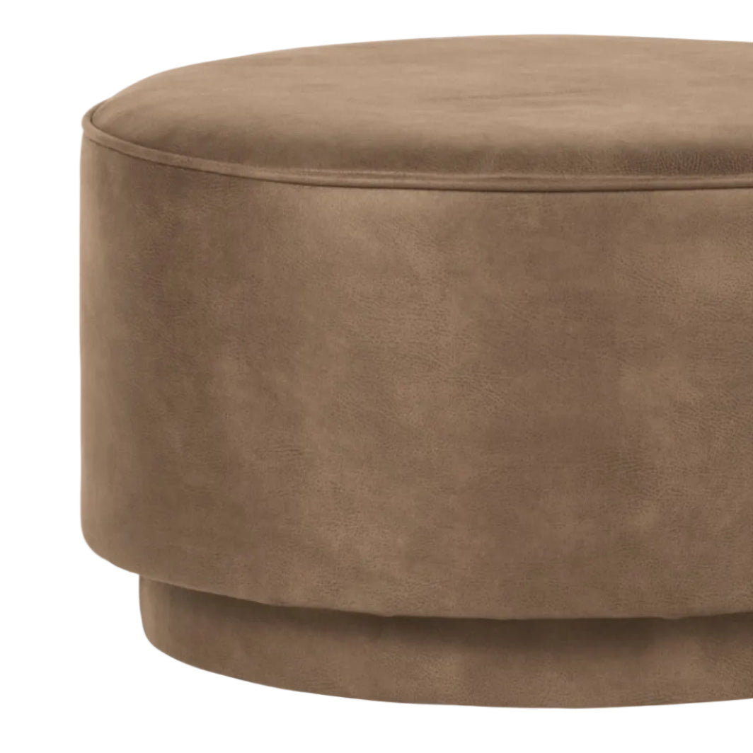 Puf COFFEE koniakkleurig