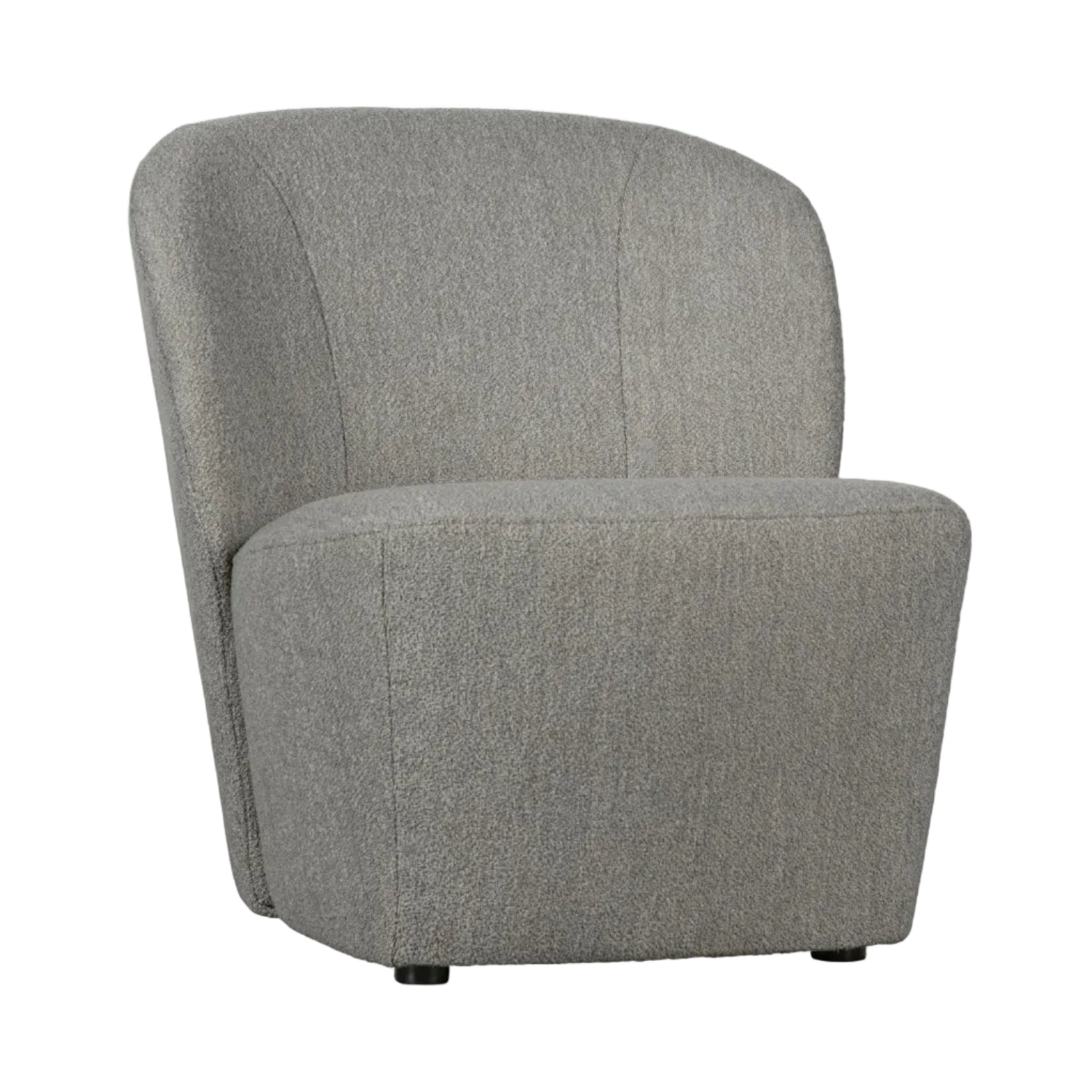 Sessel LOFTY grauer Bouclé