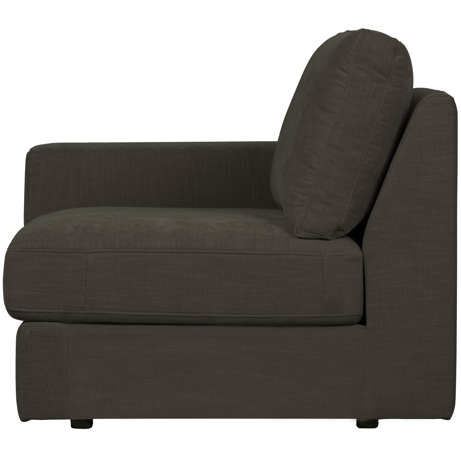 Sofa FAMILY - element końcowy lewostronny antracytowy – Woood