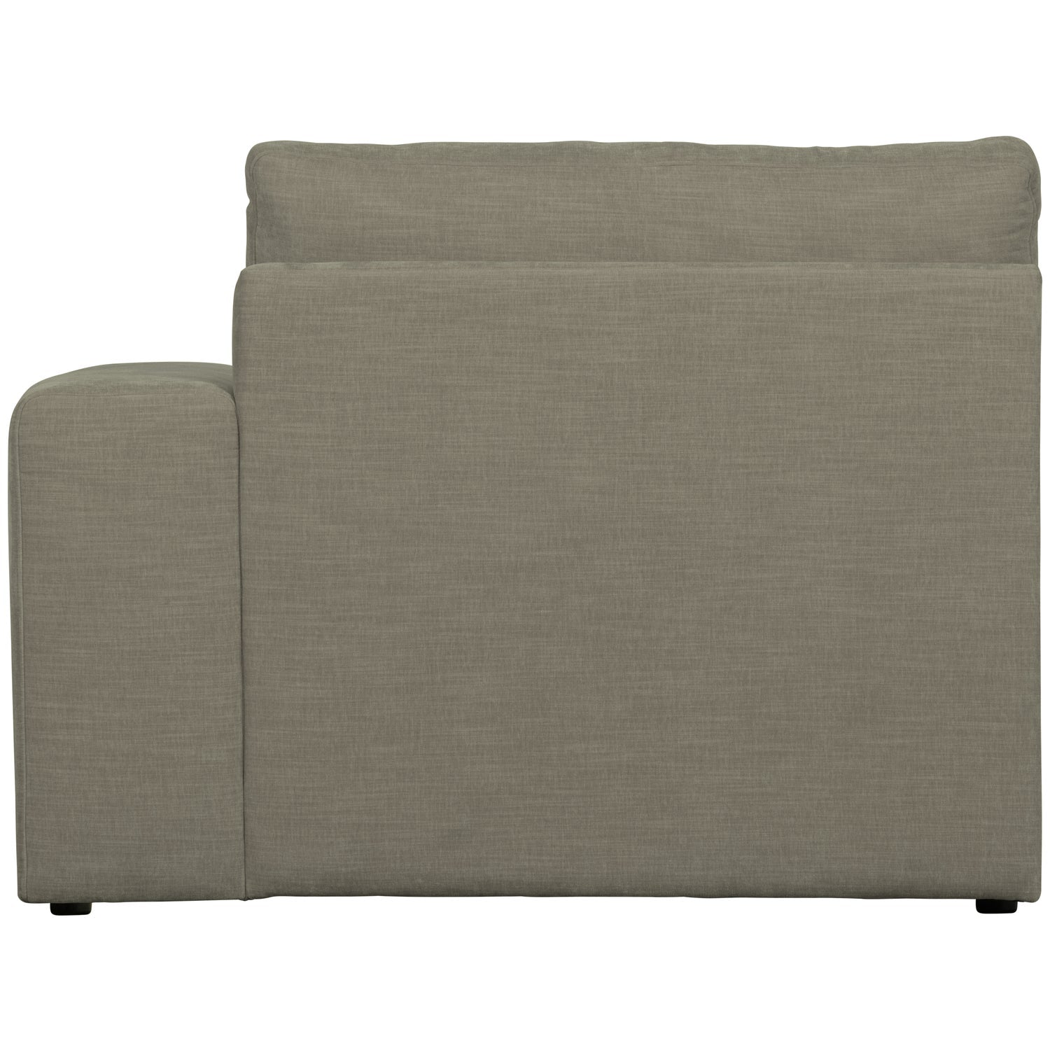 Sofa FAMILY - moduł końcowy prawostronny ciepły szary – Woood