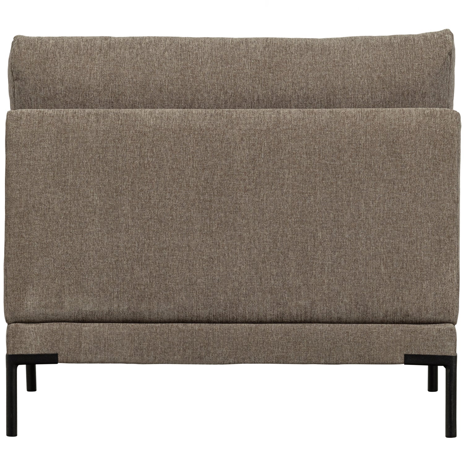 Fotel / moduł COUPLE taupe do salonu – styl japandi