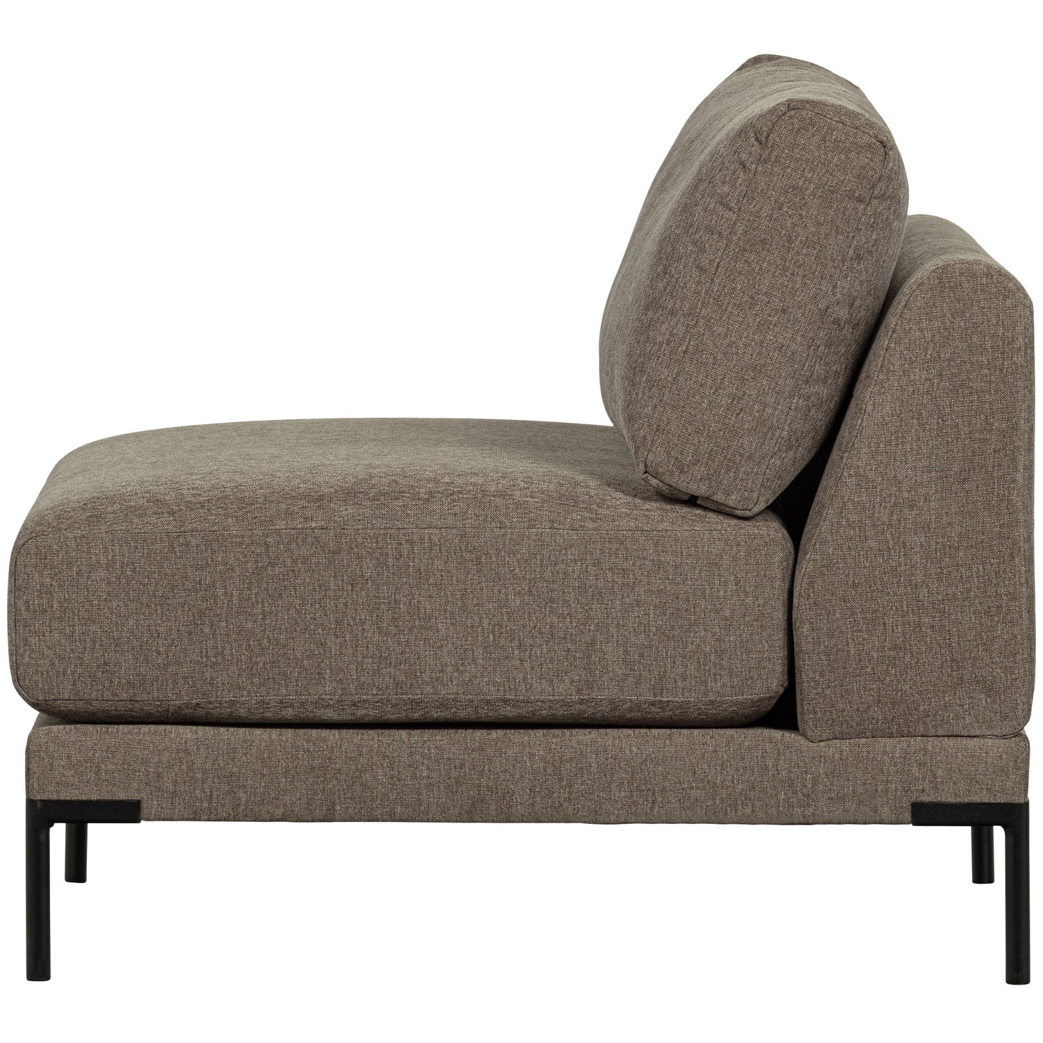 Fotel / moduł COUPLE taupe – styl japandi