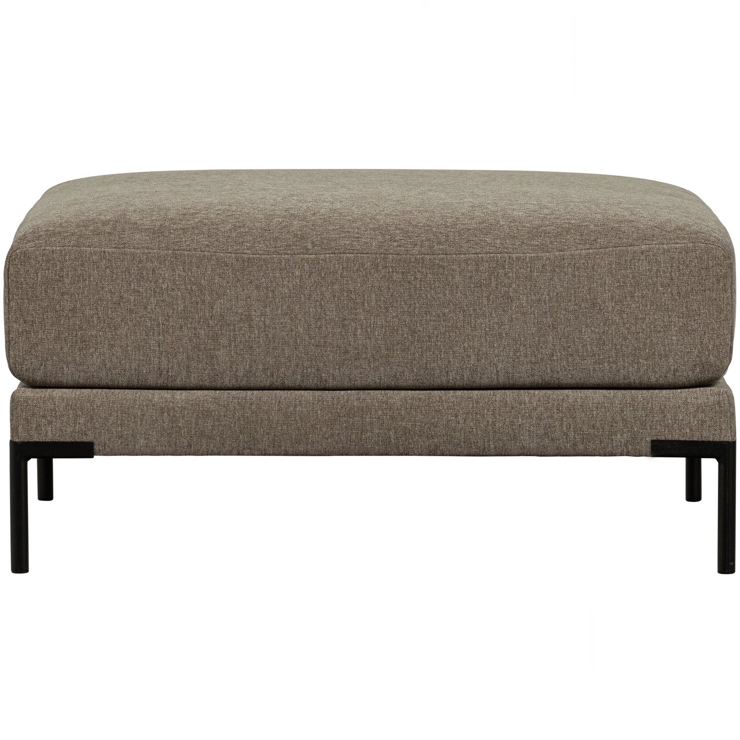 Puf COUPLE taupe do salonu – styl japandi