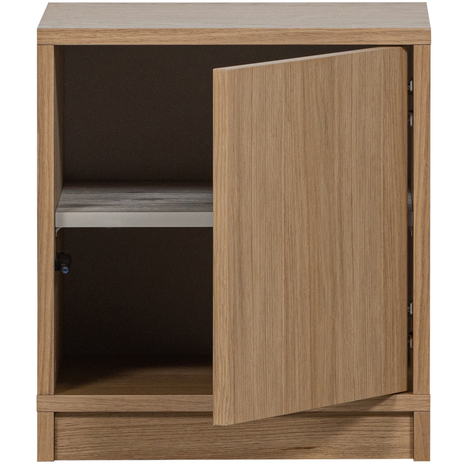 Szafka pojedyncza MODULAIR fornir dębowy – styl minimalistyczny