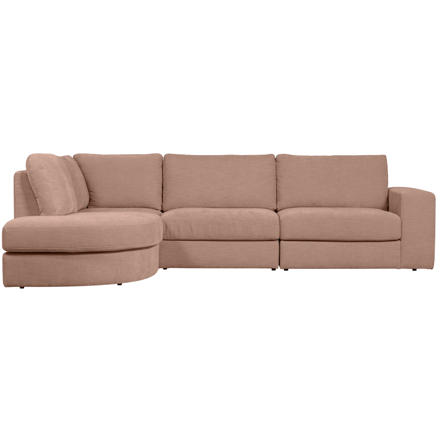 Ecksofa links FAMILY rosa