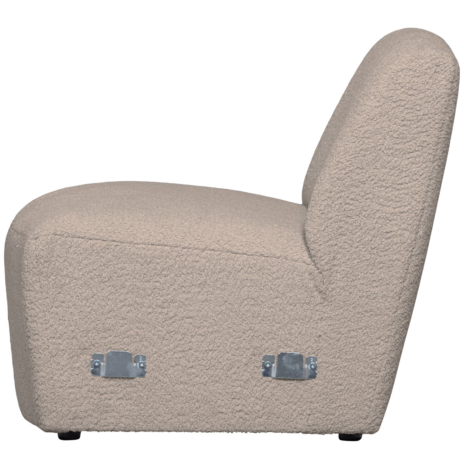 Modulaire bank COCO - zandkleurige boucle element