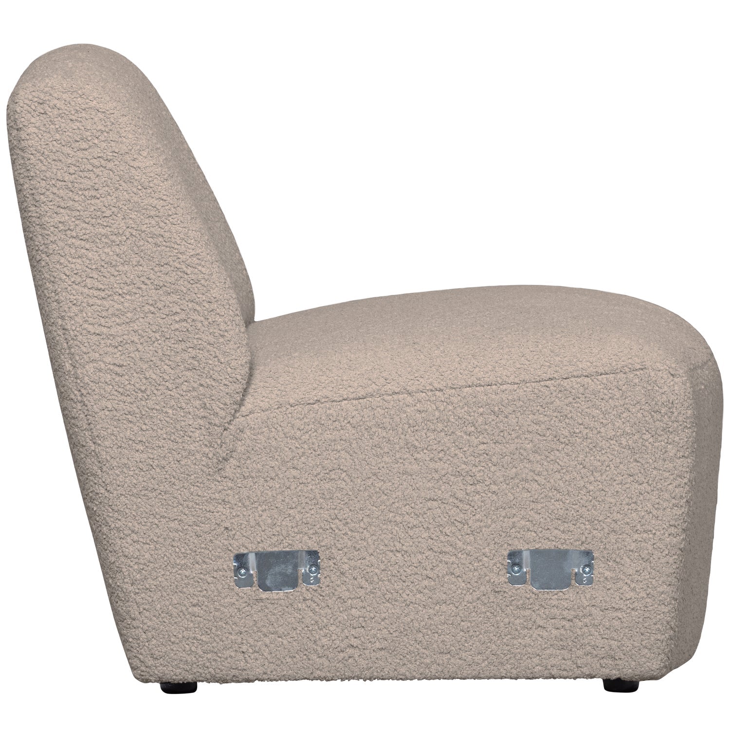 Modulaire bank COCO - zandkleurige boucle element