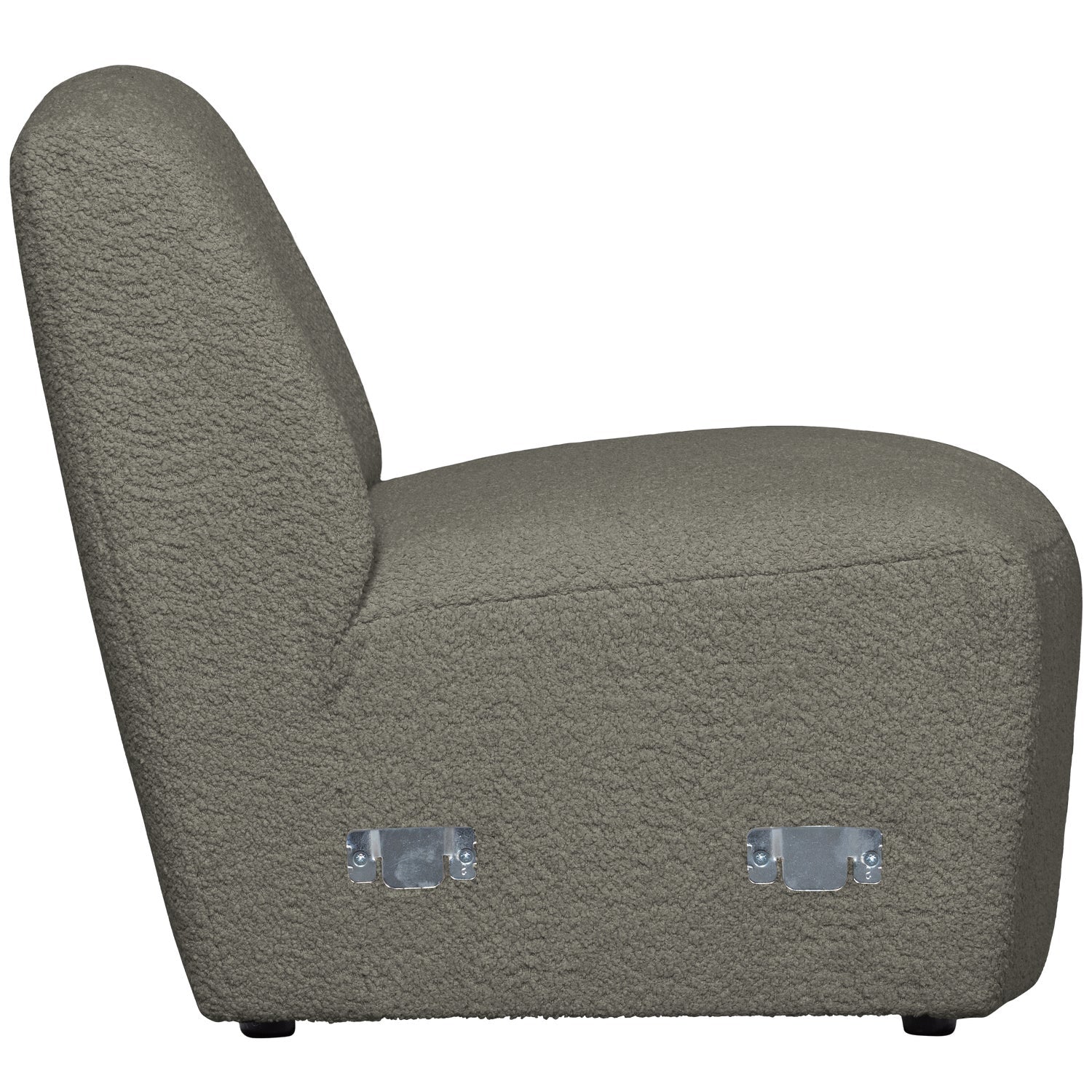 Modulares Sofa COCO - Element in warmem grünen Boucle