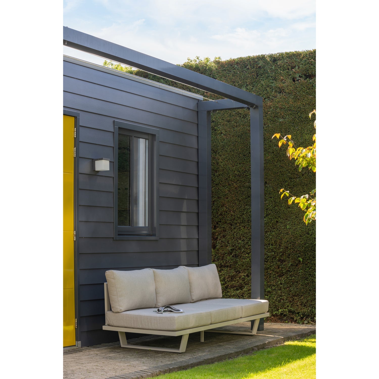 Garten-Sofa 3-Sitzer BEAR sandgrau