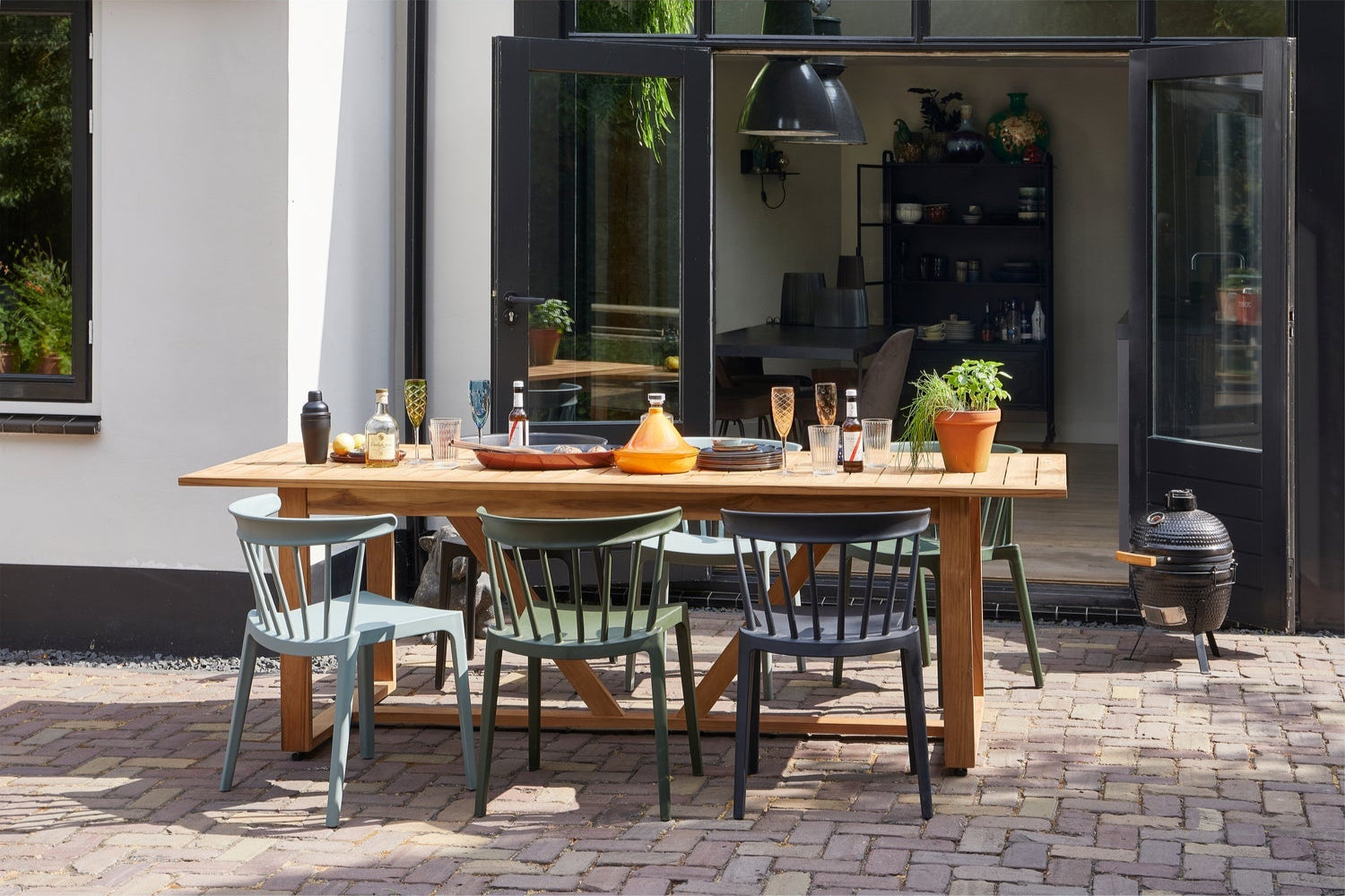 Garden table beaver teak wood