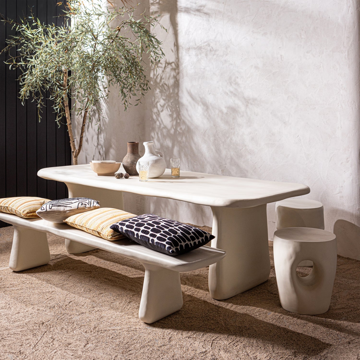 MICA Cream Side Table