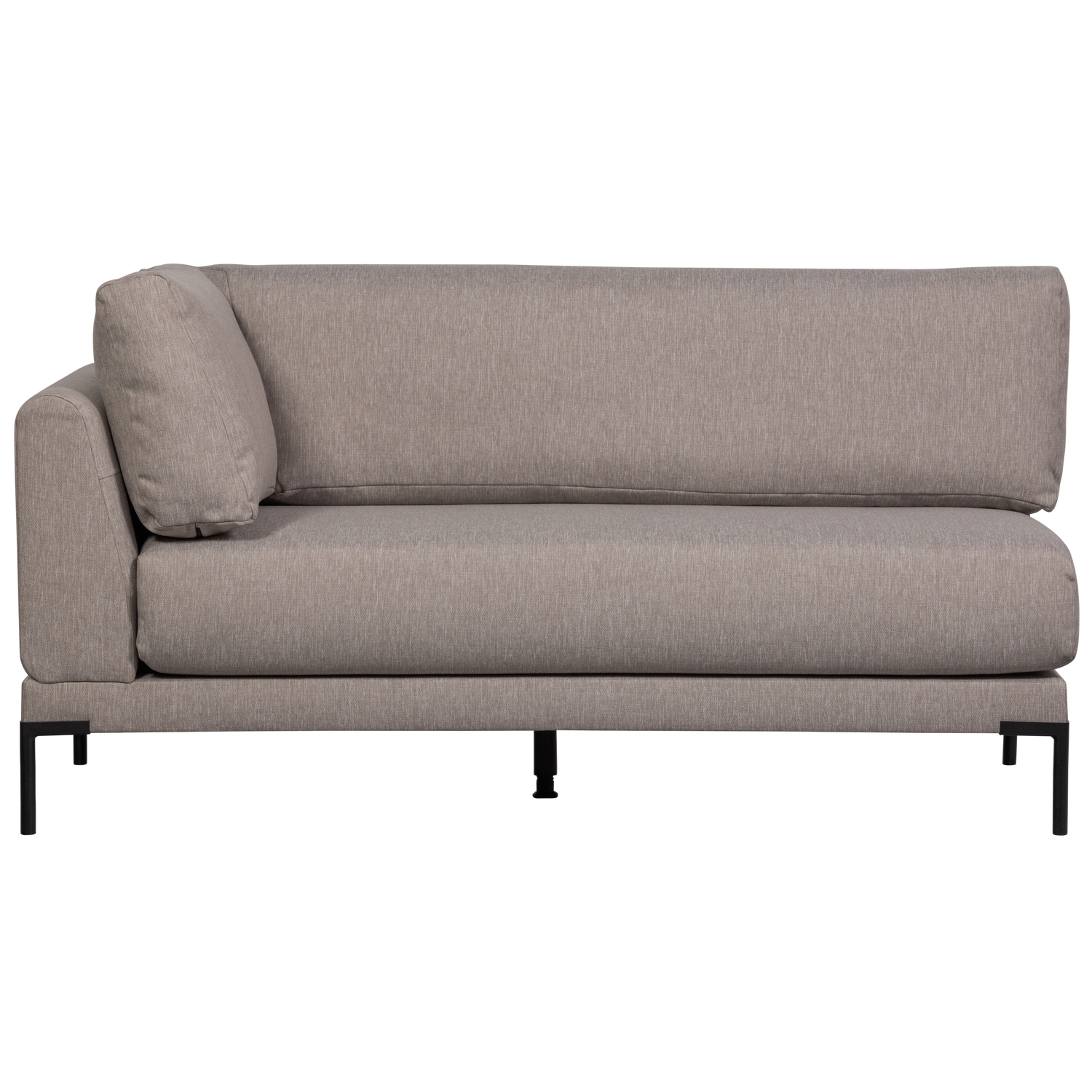 Szezlong prawostronny COUPLE DINING BENCH taupe do salonu – Woood