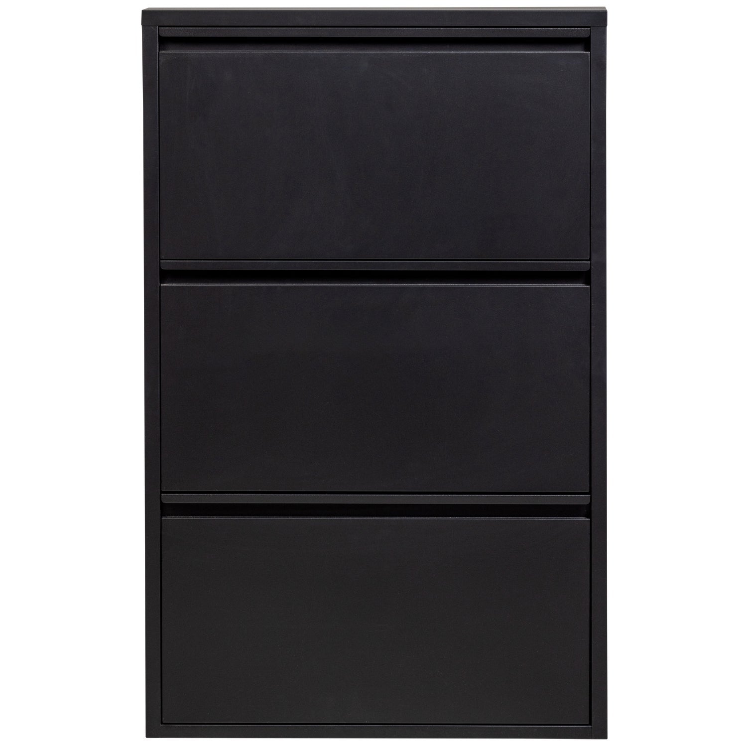 Sabine black shoe cabinet