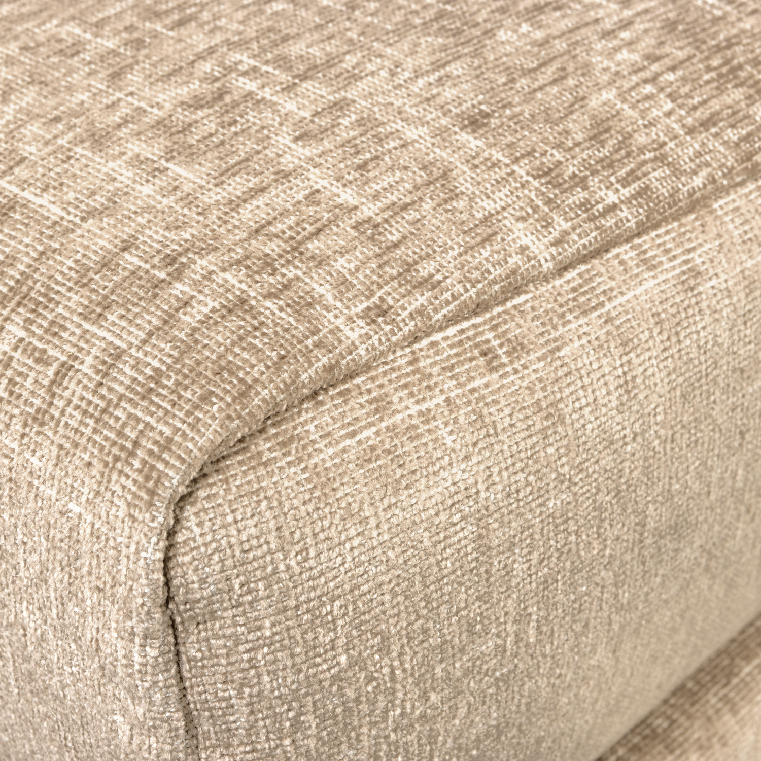 Szezlong links COUPLE beige melange