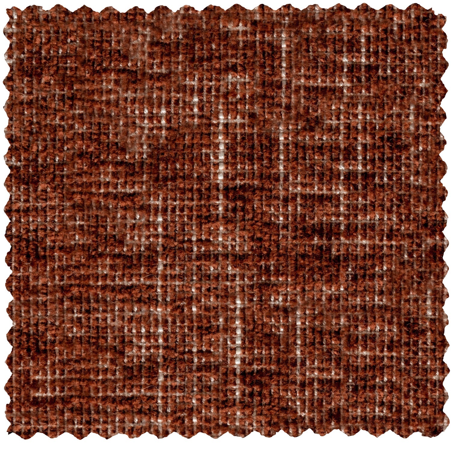Left-facing chaise longue COUPLE rust mélange