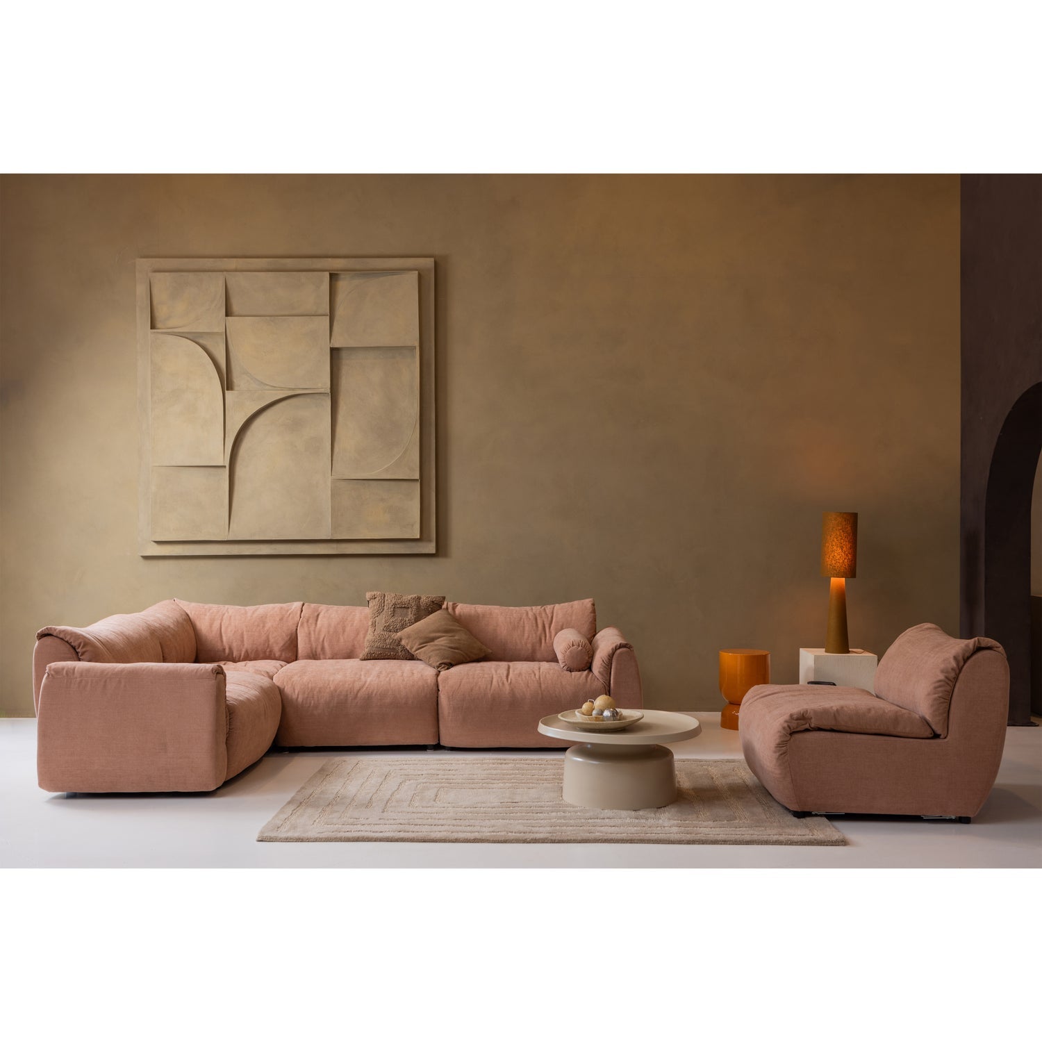 LOFT mustard table lamp