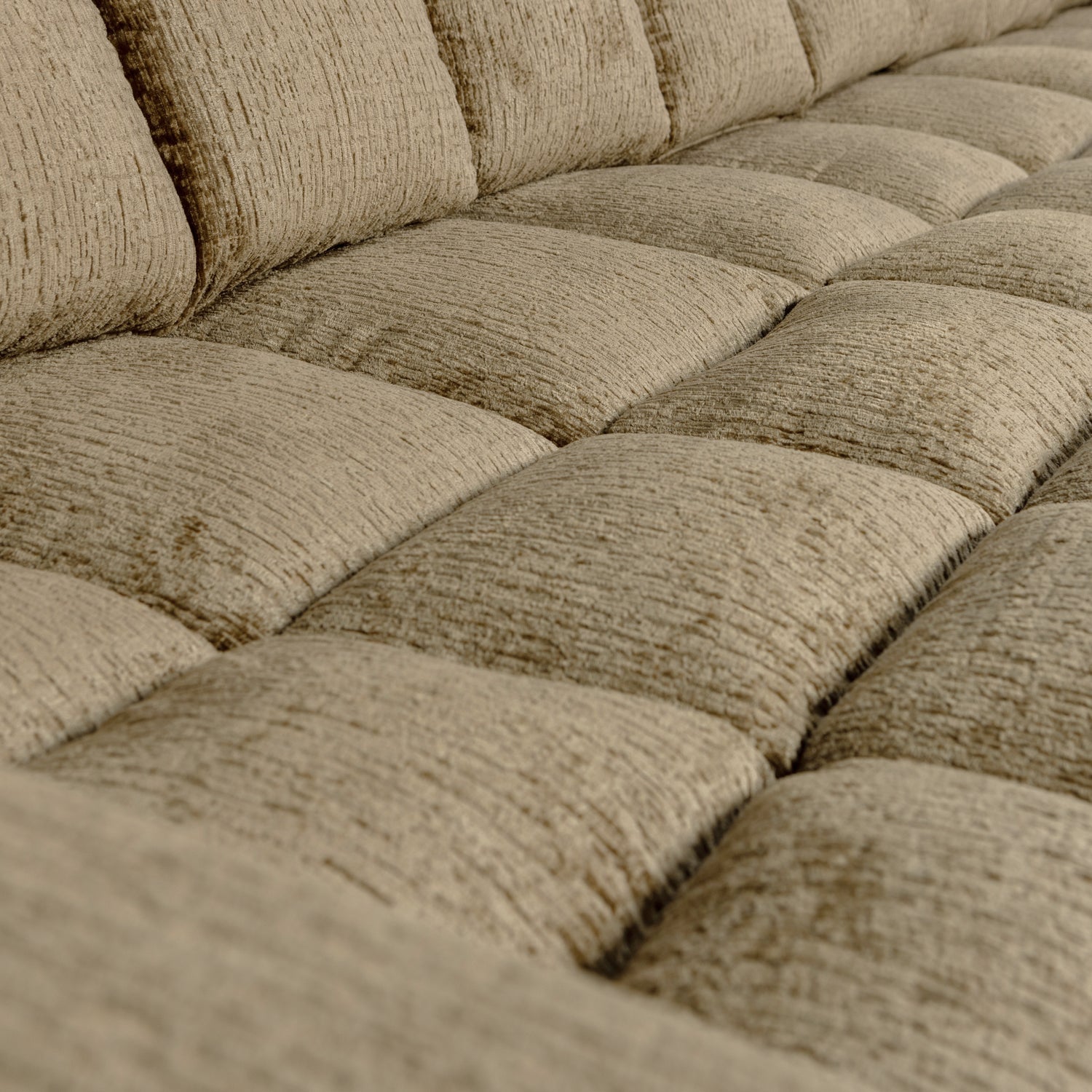 Rechthoekige hoekbank SECOND DATE - WHEATFIELD fluweel