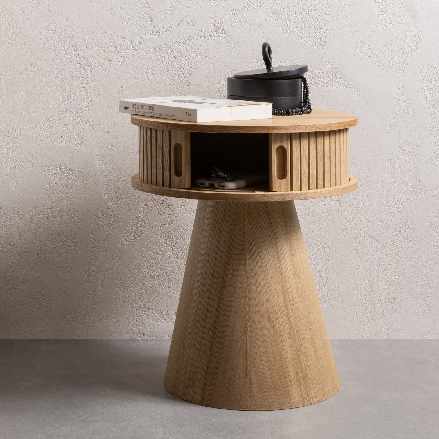 Nachttisch KARRI aus Pappelholz