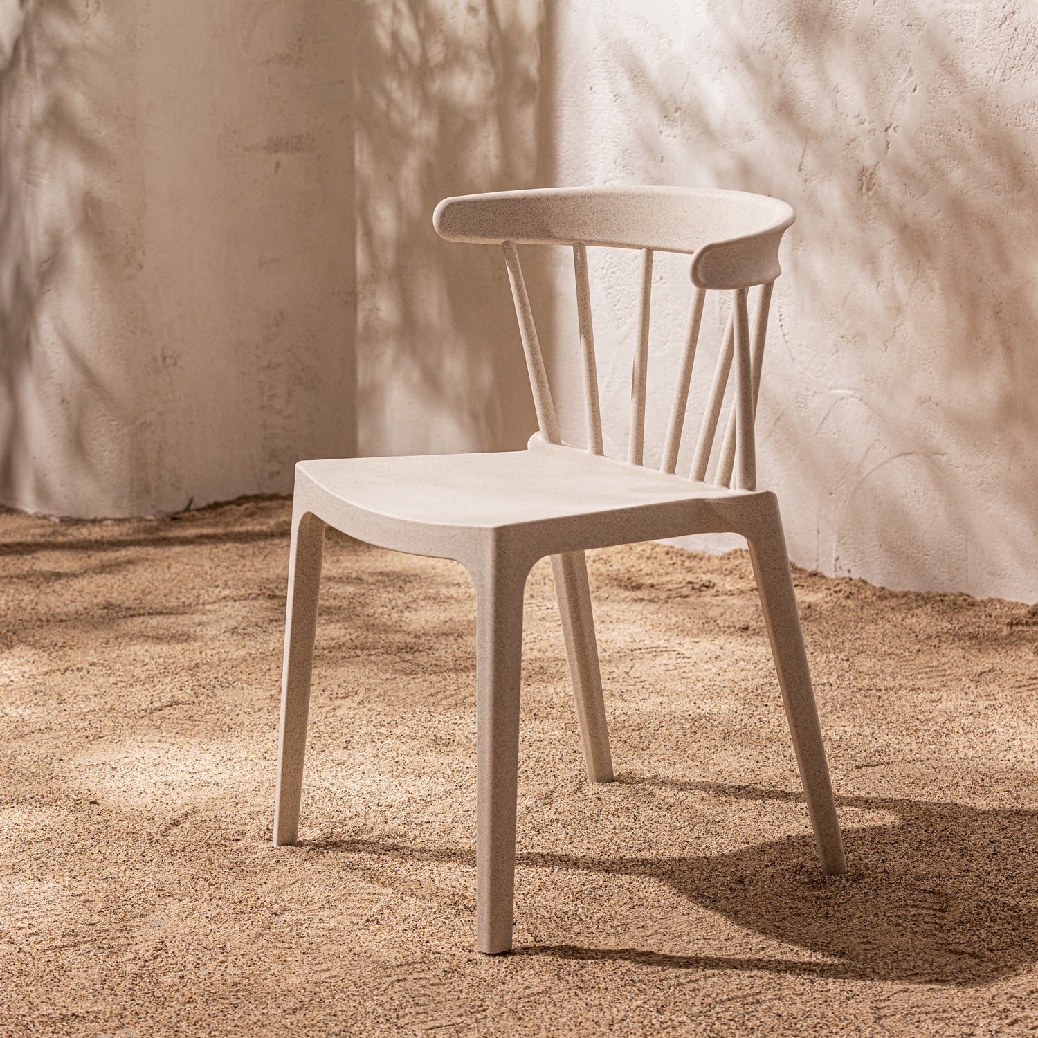 Krzesło ogrodowe BLISS złamany biały