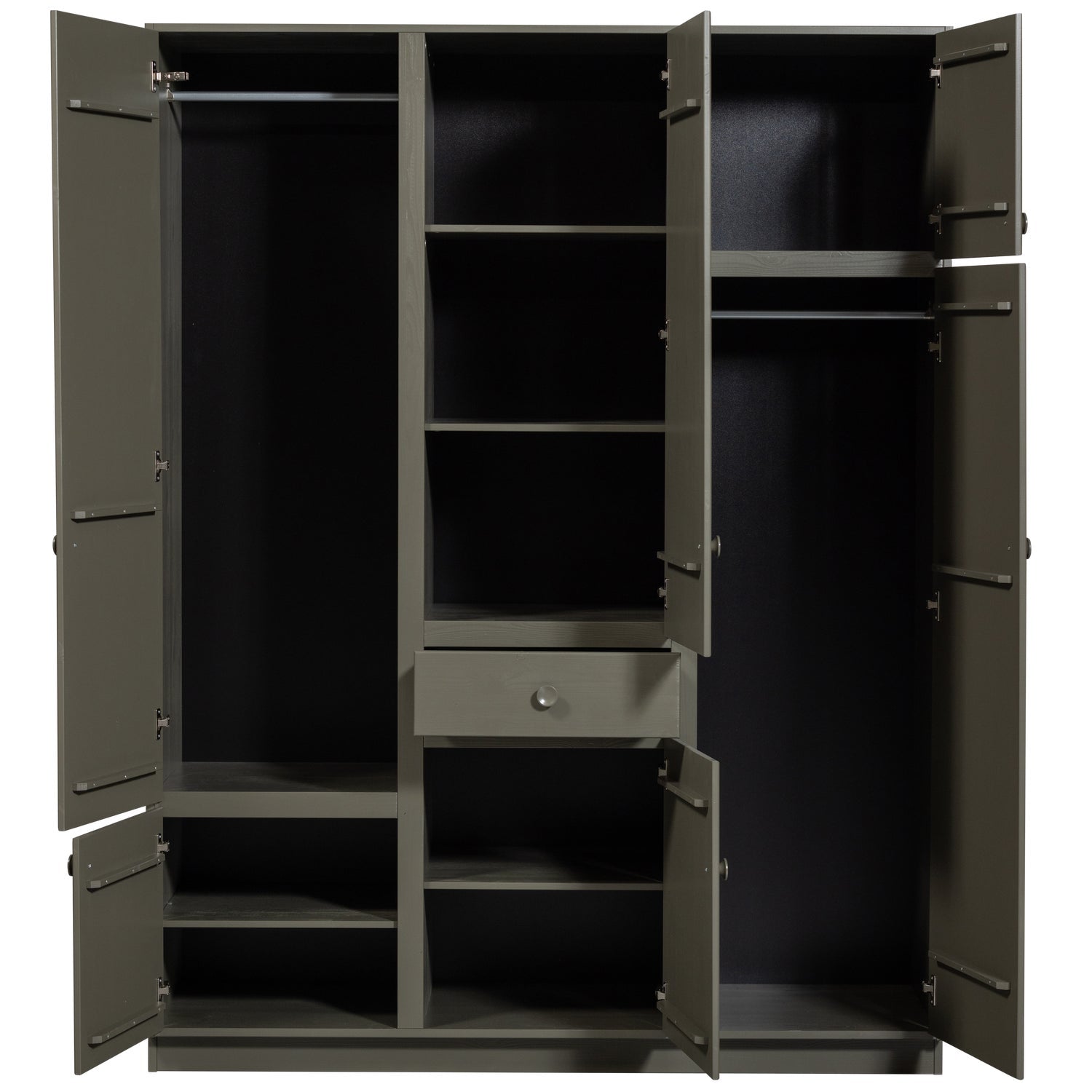 Szafa 3-drzwiowa ALFIE ciemnozielona sosna