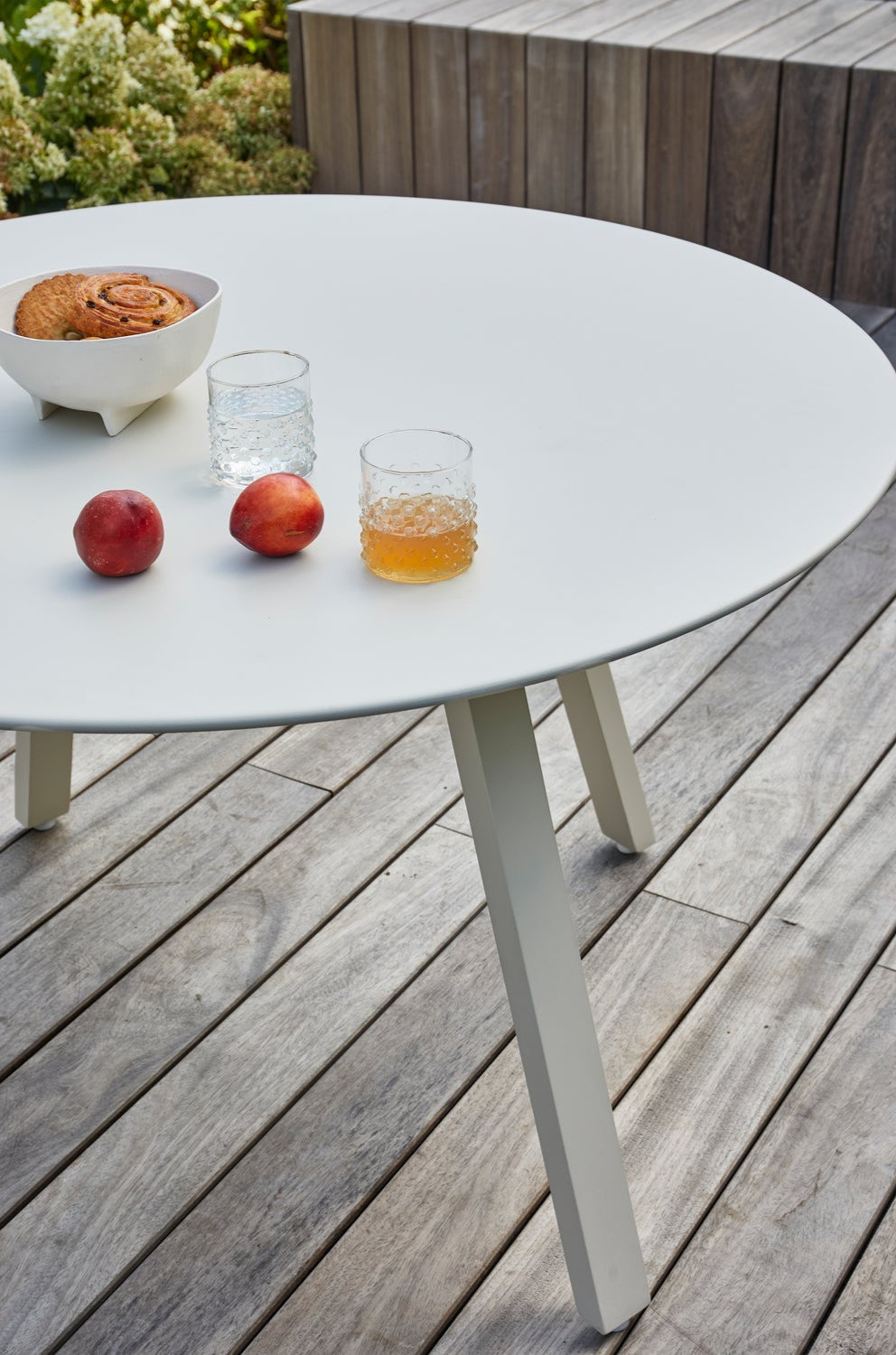 AUKE Light Beige Garden Table