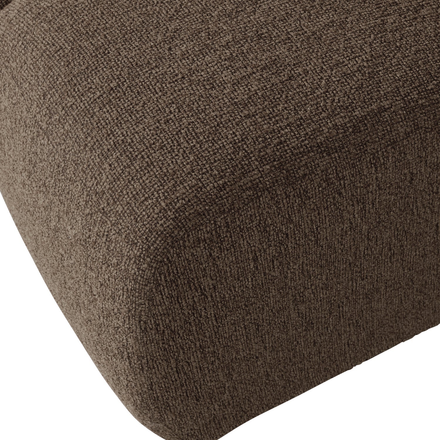 MOJO modular sofa - 1-seater dark brown bouclé element