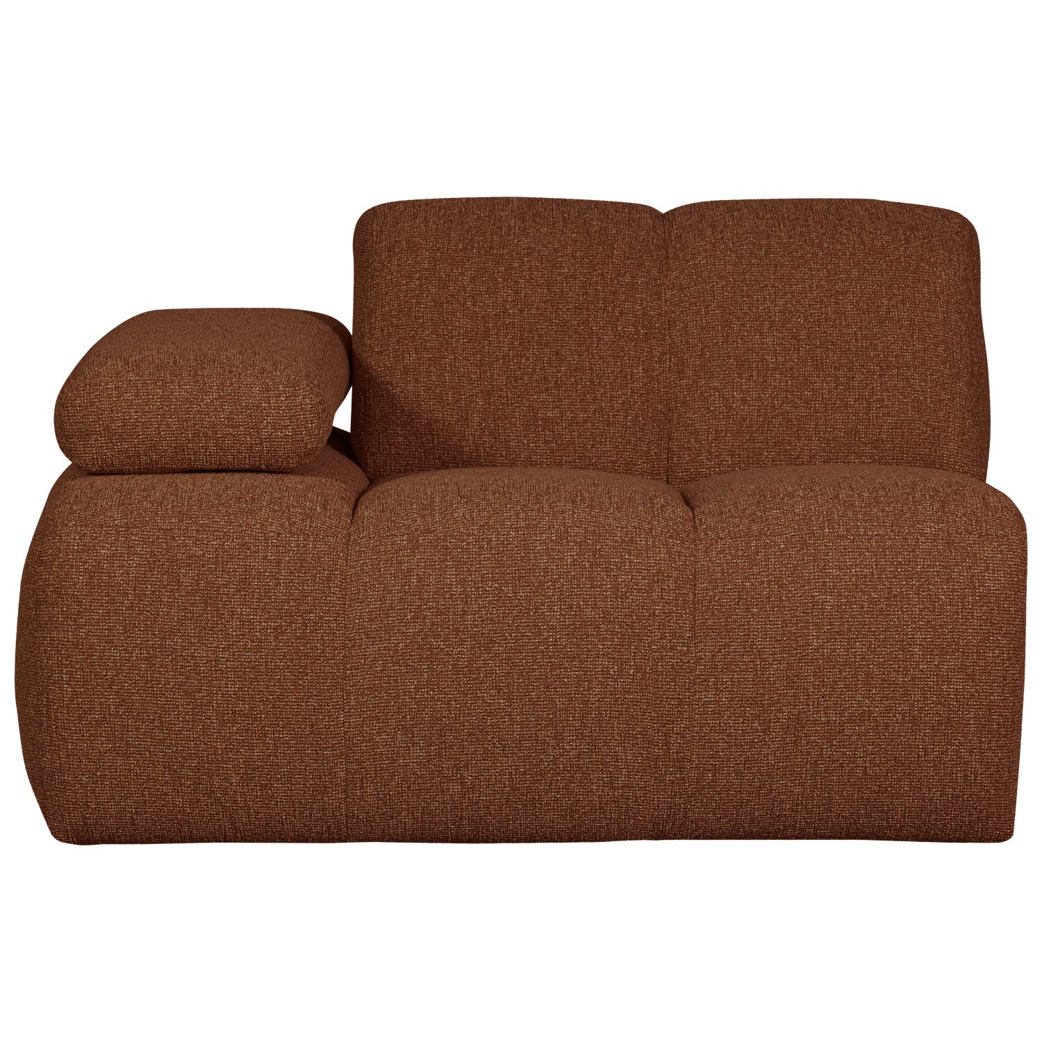 MOJO modular sofa - left element brown bouclé