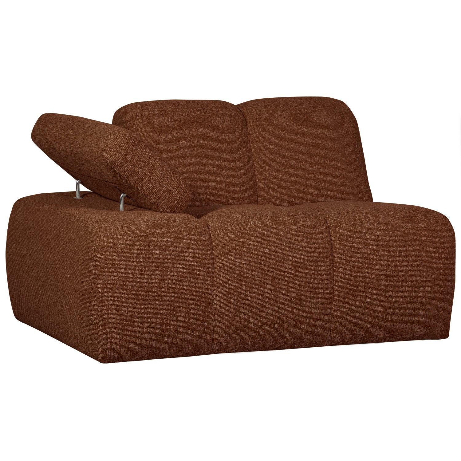 MOJO modular sofa - left element brown bouclé