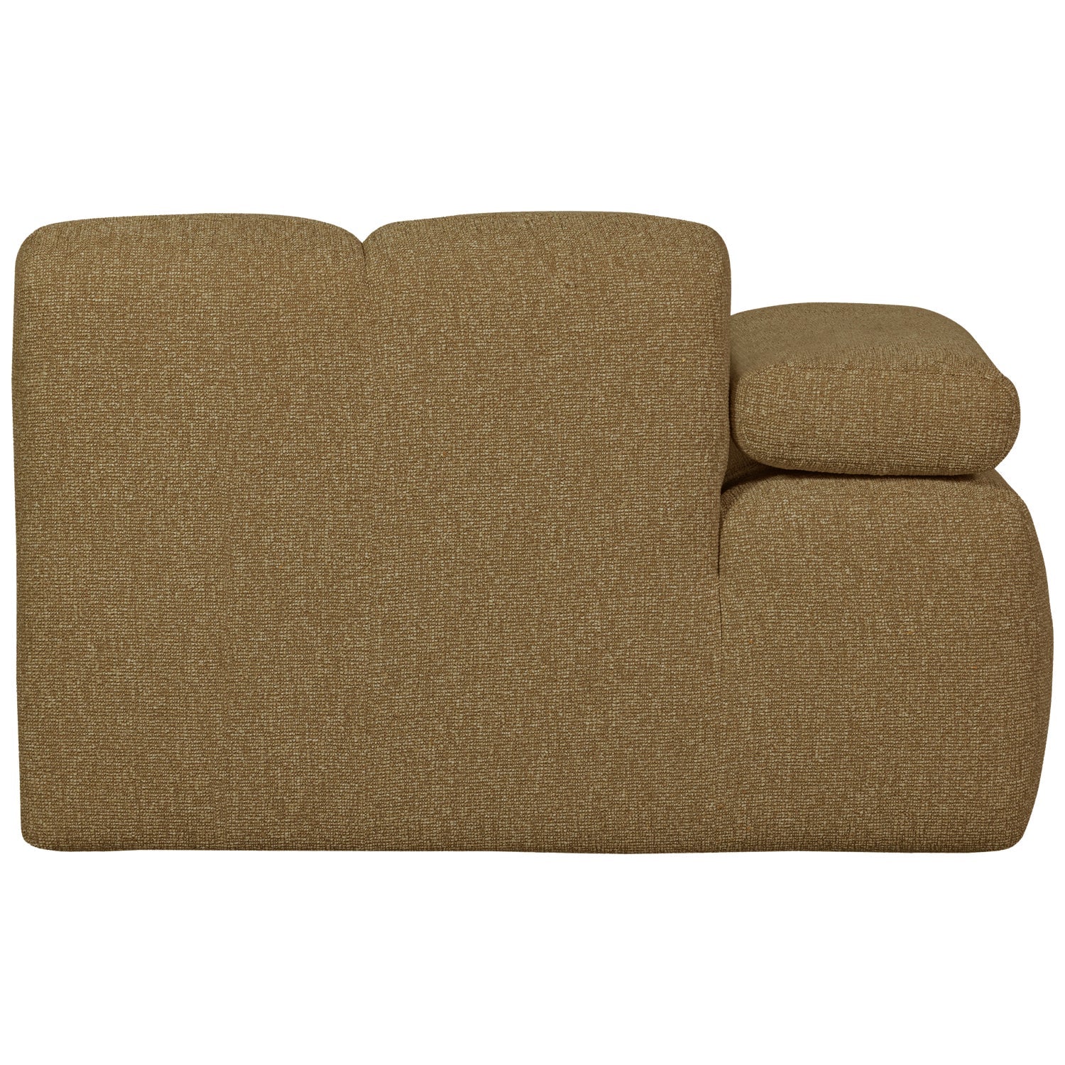 MOJO modular sofa - left element dark honey bouclé