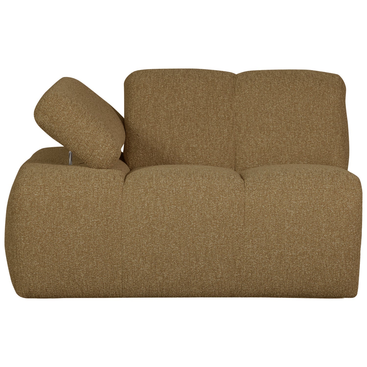 MOJO modular sofa - left element dark honey bouclé