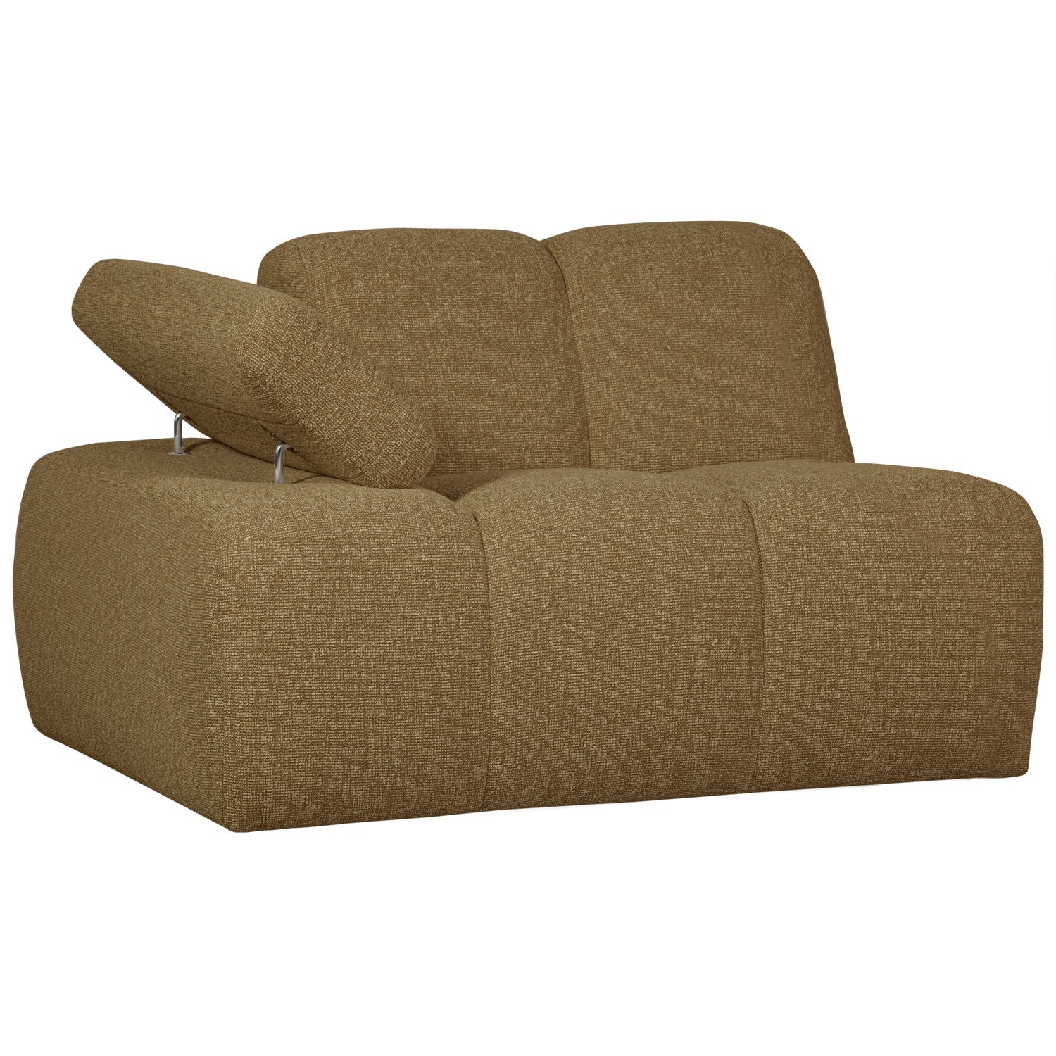 MOJO modular sofa - left element dark honey bouclé