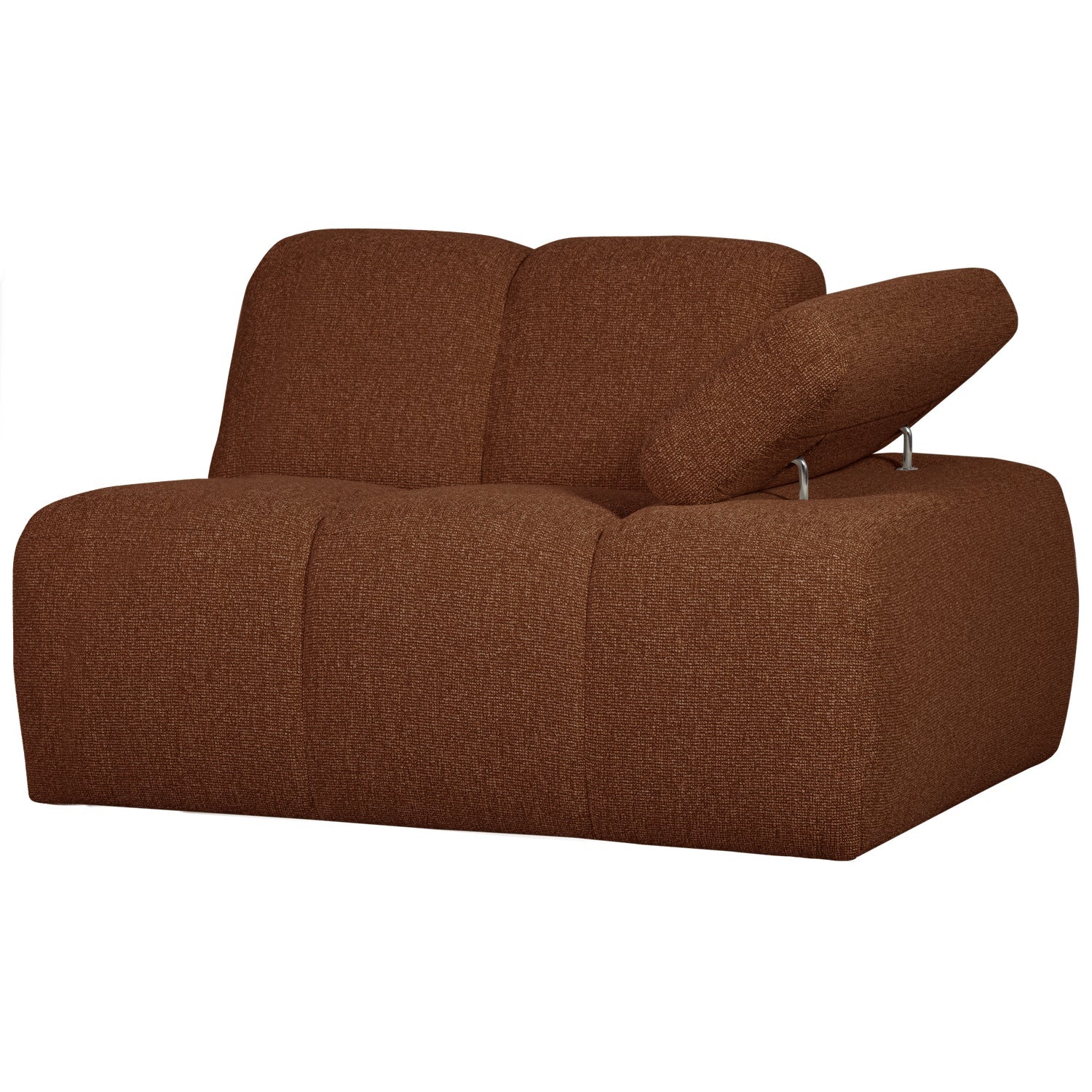 MOJO modular sofa - right-side element brown bouclé