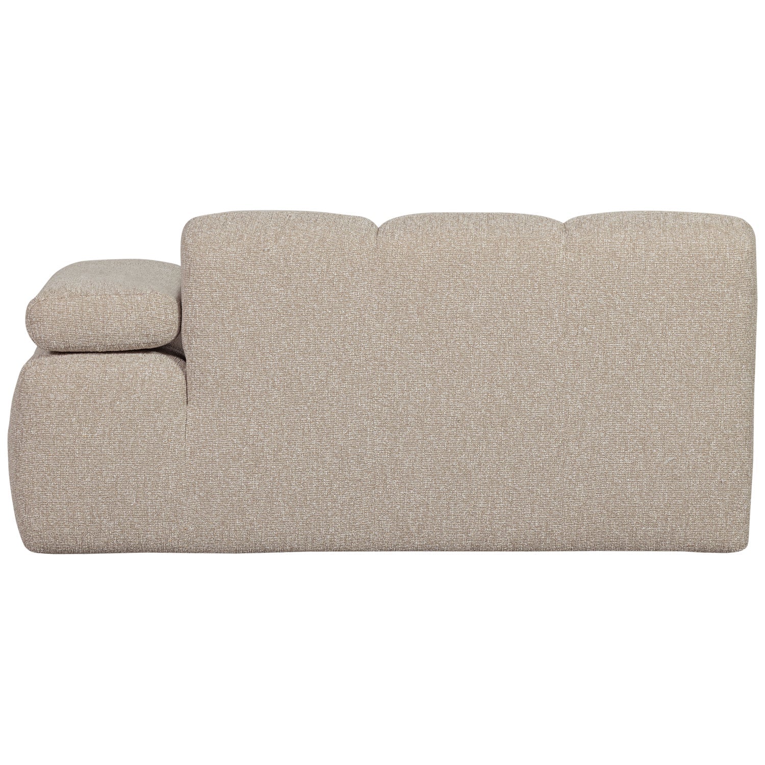 MOJO modular sofa - 1.5-seater right-hand beige mélange bouclé element