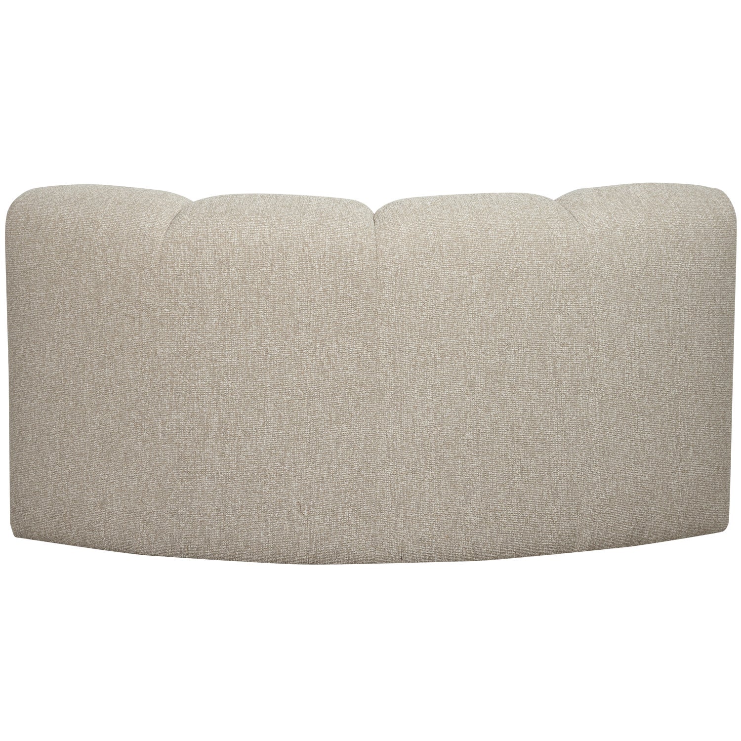 Modulares Sofa MOJO - Eckelement beige Melange Bouclé