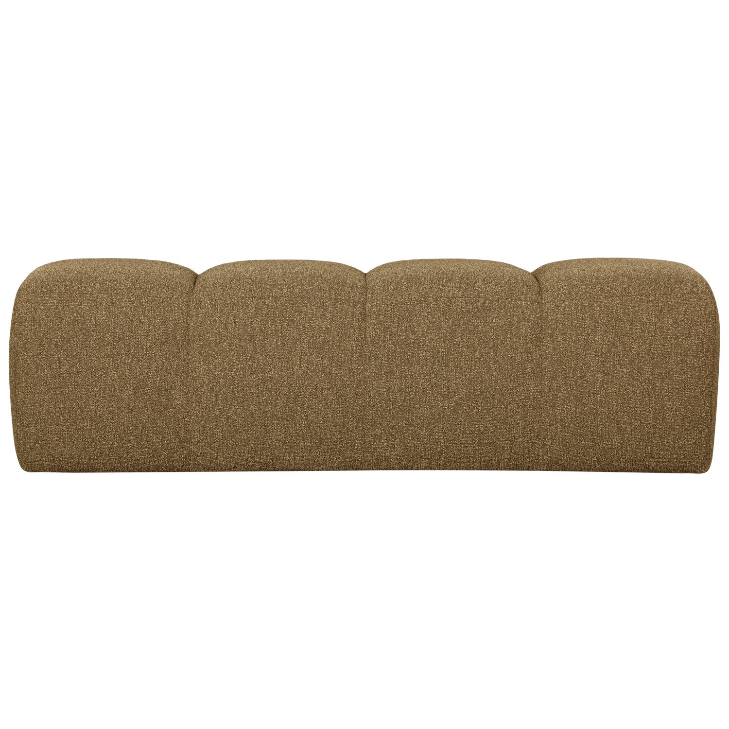 MOJO bench dark honey bouclé