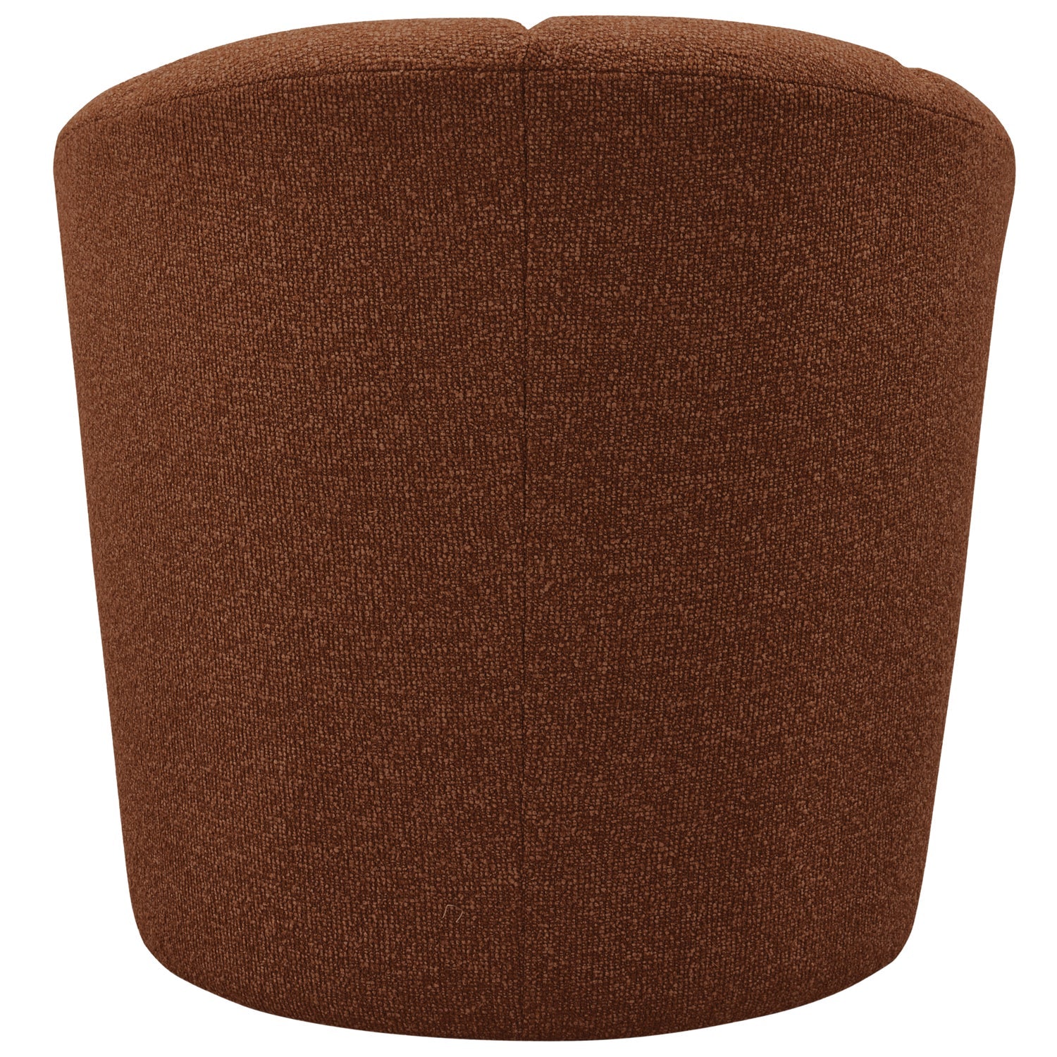 MOJO brown bouclé swivel armchair