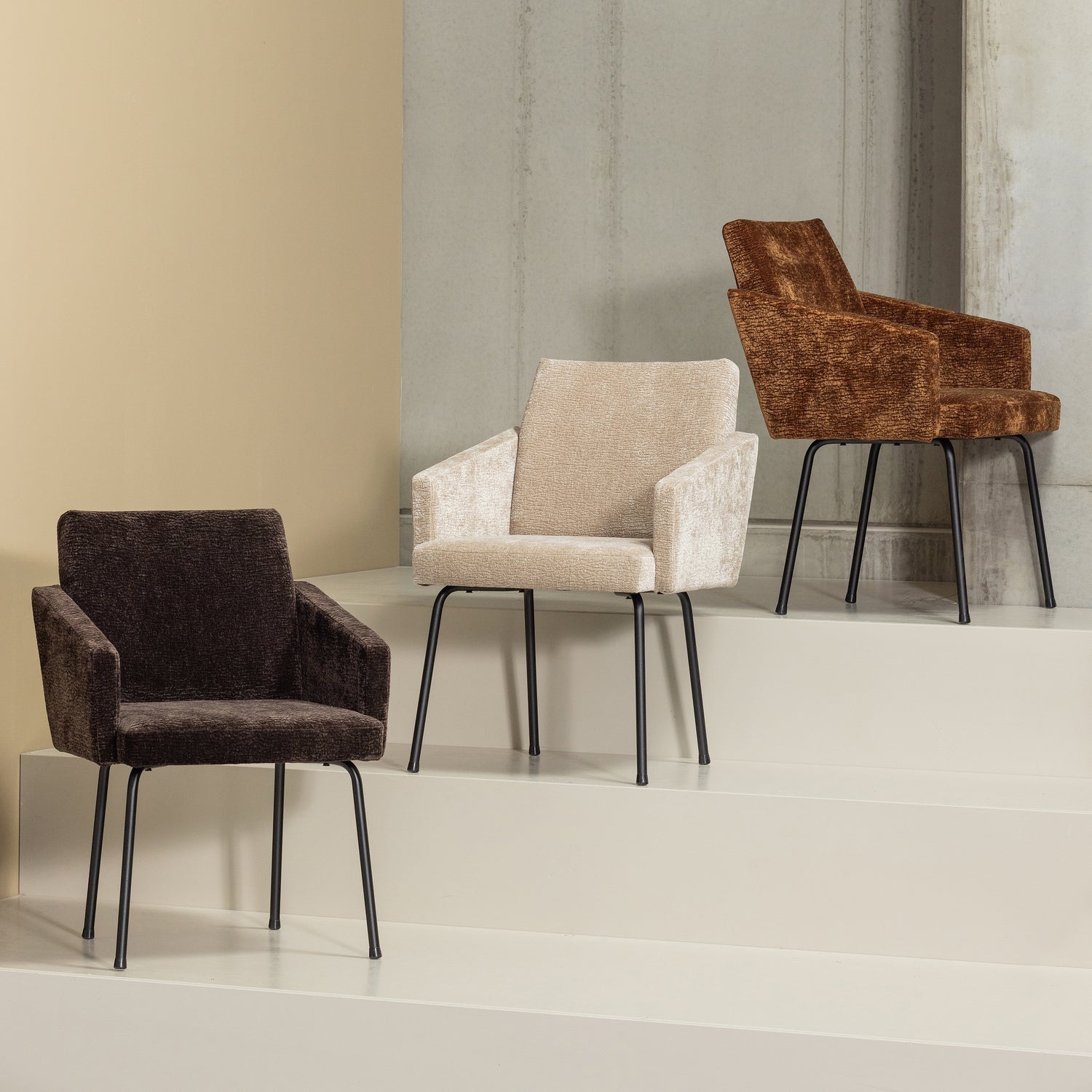 Stoel MOUNT zandkleur