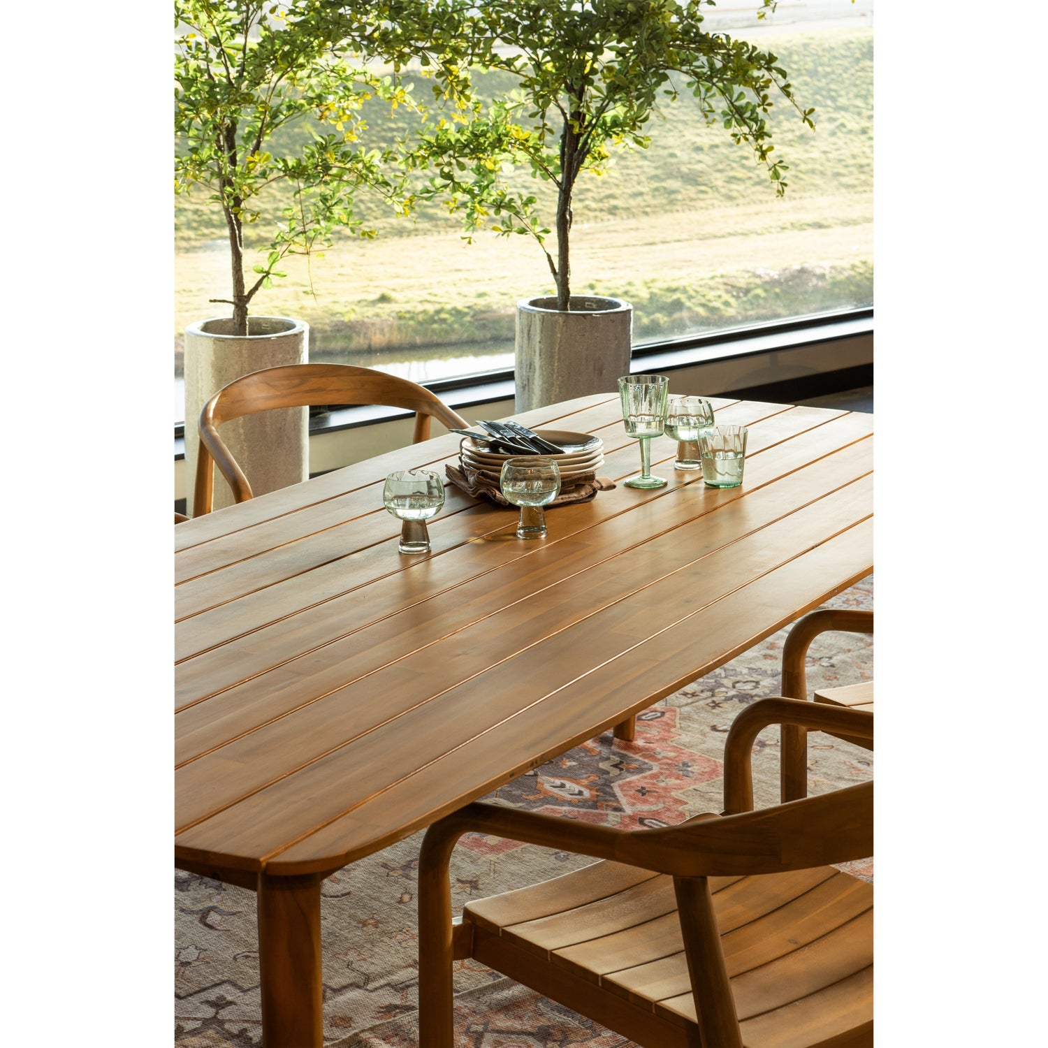 KRIS Acacia Wood Garden Table