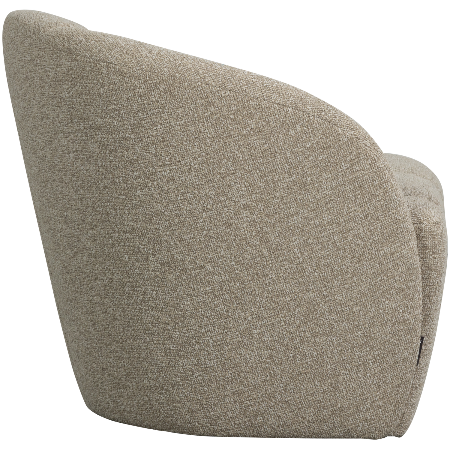 Sofa lewostronna 2-osobowa MOJO piaskowy melanż boucle do salonu – Woood
