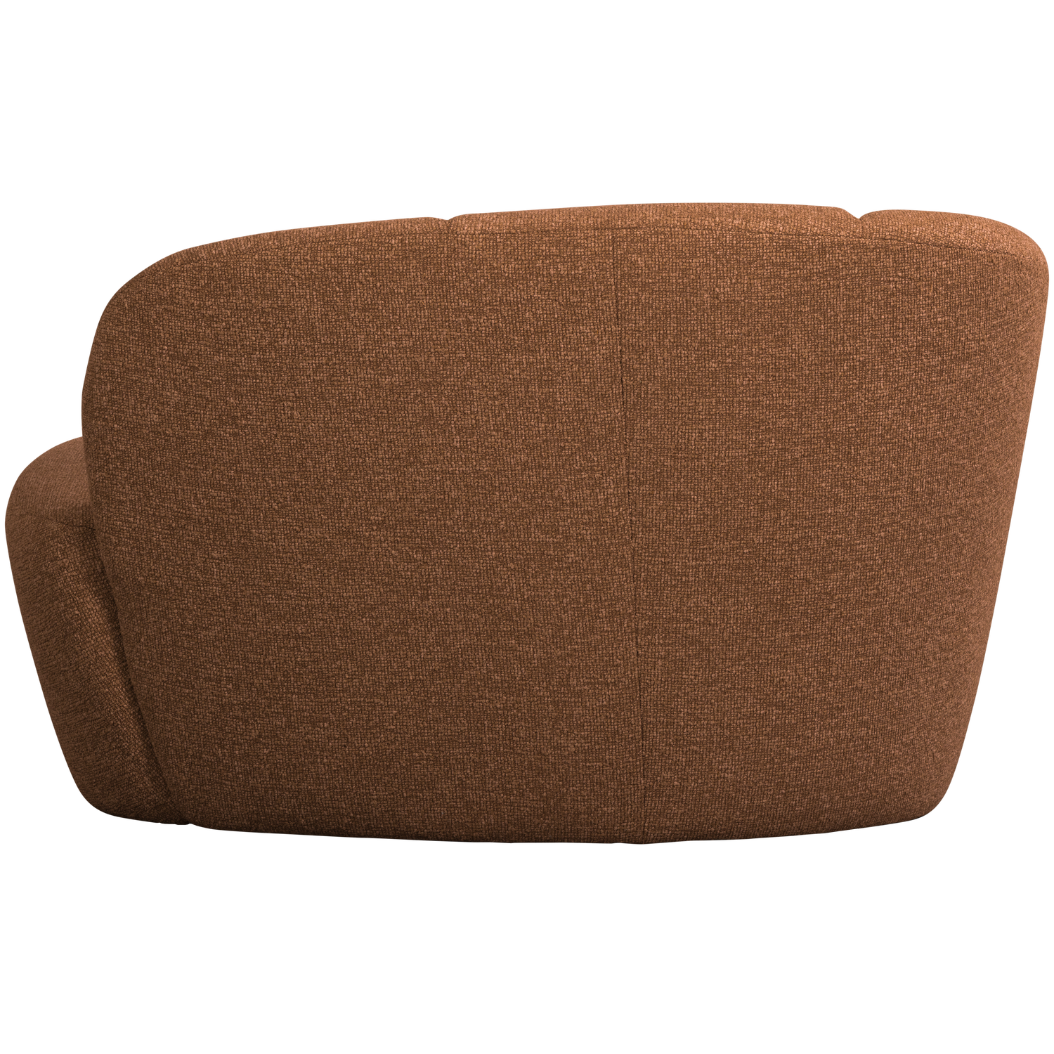 Sofa lewostronna 2-zits MOJO roestbruin gemêleerd boucle