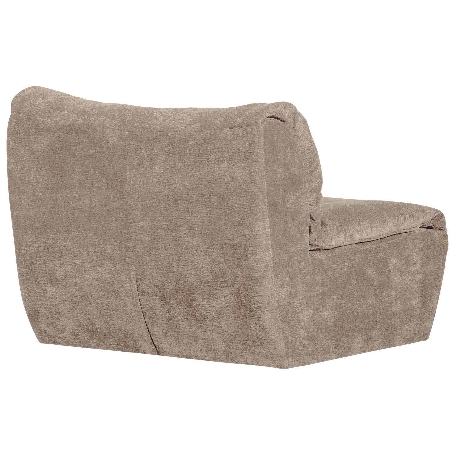 BAGGY modular sofa - sand-colored chenille element